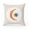 Funda de almohada estilo Morandi, funda de cojín cuadrada para dormitorio o sofá de sala de estar, impresión a una cara, relleno de almohada no incluido