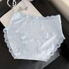 10A Roupa íntima feminina de algodão bacteriostático, cintura média, renda, virilha longa, calcinhas de algodão classe A para bebês, mulheres