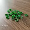 Cable de datos de color de alta elasticidad y resistente a altas temperaturas, cable de carga para auriculares con bobina de silicona, anillo de correa fija de almacenamiento