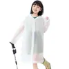 Impermeable Infantil para Estudiantes de Primaria de 6 a 12 Años, Estilo Largo Engrosado para Niños y Niñas, con Espacio para Mochila, Poncho de Lluvia Antitormenta de Cuerpo Completo