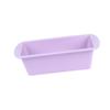 Forma de gelo de silicone para desmoldagem fácil, forma de pão de silicone, mini forma de bolo retangular, ferramenta de cozimento resistente a altas temperaturas