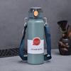 Suministro Directo de Fábrica Termo de Acero Inoxidable 304 Portátil para el Hogar Gran Capacidad Taza con Tapa de Botón Tetera Deportiva con Popote