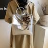 Mochila Escolar para Estudiantes Mujer 2025 Invierno Nuevo Ins Moda Trendy Bolsa para Estudiantes Bolsa de Mujer Versátil de Gama Alta