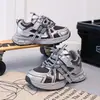 Zapatillas Deportivas de Malla Transpirable para Niños y Niñas, Estilo Papá, Ligeras, Antideslizantes, Cierre de Velcro, Transpirables para Verano, Primavera y Otoño 2026
