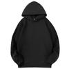 Sudadera con capucha de algodón jelly de doble cara, capa de aire, versión sin hombros, para hombre y mujer, con logo estampado personalizado, venta al por mayor, dropshipping