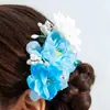 Accesorios de Estilo Europeo y Americano, Peine para el Cabello con Flor Artificial 3D Dulce y Atmosférico, Pasador Lateral Estilo Vacaciones con Diseño Floral