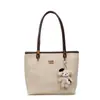 Bolsa Tote de Ombro Grande Capacidade com Textura Retrô Feminina 2025 Novo Estilo Coreano Moda Cor Contrastante Bolsa de Ombro para o Dia a Dia Tendência