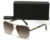 Nuevas Gafas de Sol de Moda Gafas de Sol Retro de Moda Doble Puente Montura Cuadrada Gafas de Sol para Conducir para Hombre 23262