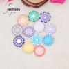 Acessórios para Joias DIY Padrão Kaleidoscópio Contas de Vidro Ímãs de Geladeira de Cristal Adesivos de Vidro Fabricante Atacado