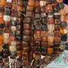 Comercio Exterior Ágata de Colores Accesorios para Joyería DIY Ágata Rayada Semiacabada Piedra Natural Cubo de Azúcar Joyería