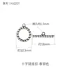 Acessórios de Fio de Cânhamo Retrô com Fivela Ot Fivela Conectora para Pulseira Colar Joias DIY Feito à Mão Fivela de Acabamento Redonda