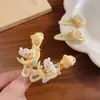 Pinza de Pelo de Conejo Estilo Dopamina de Verano para Niñas, Pinza Lateral para Flequillo, Pequeño Clip Dulce para la Frente