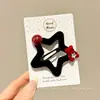Pinza de Nube para Niña Estilo Coreano Simple de Tela Lunares Pinza BB para Parte Trasera de la Cabeza o Flequillo