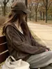 Sudadera con capucha estilo coreano para mujer, Otoño 2026, Nueva, Holgada, Casual, Adelgazante, Sensación relajada, Cárdigan, Chaqueta con cremallera