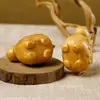 Madera de Ciprés de Acantilado Natural Talla de Madera Caballo de la Fortuna Pequeño Adorno de Mano Caballo del Zodiaco Creativo Decoración Caballo Tang Lindo Adorno de Escritorio Decoración