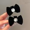 Celebridad de Internet Princesa cabeza pequeña clip femenino estilo Chanel horquilla lazo clip tocado frente flequillo horquilla rota horquilla