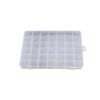 Fixo 42 grade embalagem transparente brinquedo pesca caixa de armazenamento embalagem peças diy frisado acessórios organizando caixa de plástico
