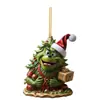 Adorno Navideño del Grinch Verde Monstruo Peludo Adorno para Árbol de Navidad Decoración Navideña Adorno Plano Acrílico Creativo