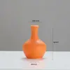 Jarrón de Cerámica Ins Transfronterizo Inserto Pequeño para Flores Jarrón Simple Moderno para Escritorio de Oficina Maceta para Plantas Hidropónicas Flor Seca