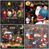 2023 novos suprimentos de Natal adesivos de janela eletrostática de janela decoração de Natal adesivos de vidro criativo adesivos coloridos