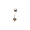 Pendientes Ajustables de Plata S925 con Tapones de Goma para Pendientes DIY Accesorios de Joyería Hechos a Mano Venta al por Mayor en Stock