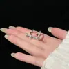 Pendientes de Lazo Populares de Xiaohongshu para Mujer, Pendientes de Zirconia de Lujo Ligero de Nicho de Gama Alta, Accesorios de Oreja Versátiles para el Trabajo al por Mayor