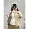 Nuevo chaleco de pana vintage de otoño para mujer, holgado y versátil, chaleco informal con capas en forma de capullo