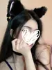 Colar de sino de renda gargantilha feminina corrente clavícula acessórios alça de pescoço colar personalizado gato gato moda menina suave
