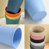 Taza de Paja de Trigo Más Vendida Transfronteriza, Taza Simple con Patrón Digital para el Hogar, Taza de Plástico Grande para el Hogar, Taza para Cepillarse los Dientes para Dormitorio