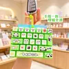Estación de Alivio del Estado de Ánimo Teclado de 26 Teclas Alivio del Estrés Teclado Mecánico Llavero Juguete Colgante para Bolsa Regalo