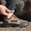 Zapatos de hombre de talla grande transfronterizos, de otoño, de malla, transpirables, para correr, deportivos, informales, ligeros, con plataforma, para exteriores, montañismo, zapatos para hombre