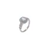 Yuebao Joyería Aguamarina Natural Plata de Ley S925 Huevo de Paloma Super Brillante Moda Lujo Ligero Alto Gama Anillo para Mujer Venta al por Mayor