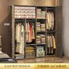 Guarda-Roupa Simples Forte e Durável Doméstico Quarto Casa Aluguel Quarto Roupa Guarda-Roupa Montado Plástico Armário de Armazenamento Infantil