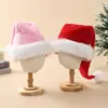 Nuevo Sombrero de Navidad Decoración Sombrero de Papá Noel Felpa Estilo Shanghái Lana Navidad Sombrero de Navidad Extendido Suministros de Navidad