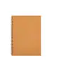 Cuaderno de Papel Kraft Enrollado Casual Diario de Volteo Libro de Registro Sub-espiral Libro Mayor Manual Logo Impreso