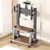 Soporte de Piso para TV con Ruedas Adecuado para Varias Marcas de 32-120 pulgadas Capacidad de Carga 150 kg Adecuado para el Sudeste Asiático