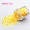 Estrella de Cinco Puntas Corazón Niña Suave Lindo Maquillaje de Ojos Lentejuelas Pegamento DIY Funda de Teléfono Móvil Uñas Arte Lentejuelas Material para Slime