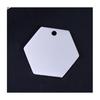 Etiqueta de identificação de cachorro em aço inoxidável em branco listagem joia etiqueta de animal de estimação etiqueta de metal pingente de aço titânio atacado logotipo a laser