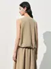 Top de Seda sin Mangas para Mujer 2026 Primavera/Verano Nuevo Transpirable Adelgazante para el Trabajo Casual Lujo Ligero Chaleco Holgado Venta al por Mayor