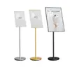 Placa de Display para Outdoor, Placa Indicadora, Suporte de Display Vertical de Chão em Acrílico A3/A4, Placa de Identificação de Armazém, Placa de Chão Atacado