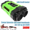 Inversor 200W300W500W12V220V/110V Enchufe Estándar Europeo y Americano Estándar Brasileño 4 USB Carga Rápida Pantalla