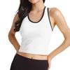 Chaleco Deportivo Lulu Seamless con Hilo para Mujer con Almohadilla en el Pecho para Correr Fitness Alta Elasticidad Transpirable de Secado Rápido Chaleco de Yoga
