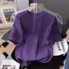 Camiseta Estilosa Soltinha de Verão para Meninos, Manga Curta, Gola Redonda, Cor Sólida