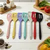 Espátula de silicona de una pieza mango de una pieza tamaño pequeño espátula antiadherente espátula para bistec sartén regalo