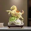 Figuras de Caballos de Estilo Chino Nuevas al por Mayor para Decoración de Oficinas y Gabinetes de Vino, Regalos de Inauguración, Regalos de Inauguración de Casa