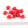 Estrella Brillante de Cinco Puntas con Agujero Recto de Colores Abalorios de Estrella para Manualidades Cadena de Teléfono Móvil Pulsera Aro Colgante Pendientes Accesorios de Joyería para Pulsera
