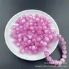 Cuentas redondas de resina imitación ojo de gato de unos 10 mm, cuentas rectas, pulsera de cuentas hecha a mano para bricolaje, bolsa de materiales para collares antiguos