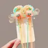 Laço de Cabelo Rosa Gota D'água para Rabo de Cavalo Scrunchie Acessório de Cabelo Fashion Novo Laço de Fita Estilo Fresco Ornamento de Cabelo