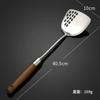 Panela Espessa de Aço Inoxidável 304 para Refogar Pá de Ferro Utensílios de Cozinha Domésticos Anti-queimadura Conjunto de Utensílios de Cozinha para Refogar Escorredor