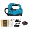 Bomba de Ar para Carro, Bomba de Ar Sem Fio com Bateria de Lítio Conveniente para Pneus de Carro e Bicicleta, Bomba de Ar Multifuncional Conveniente